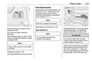 Opel-Zafira-C-FL-bruksanvisningen page 215 min