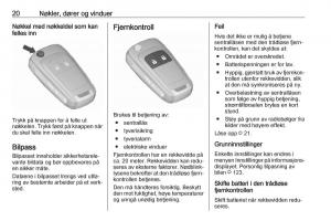 Opel-Zafira-C-FL-bruksanvisningen page 22 min