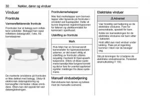 Opel-Zafira-C-FL-bruksanvisningen page 32 min