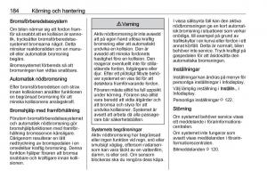 Opel-Zafira-C-FL-instruktionsbok page 186 min