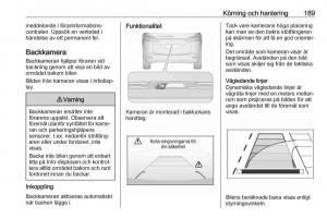 Opel-Zafira-C-FL-instruktionsbok page 191 min