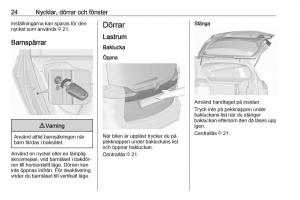 Opel-Zafira-C-FL-instruktionsbok page 26 min