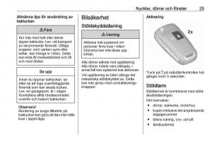 Opel-Zafira-C-FL-instruktionsbok page 27 min