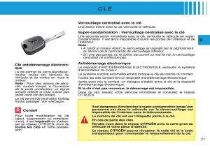 Citroen-C3-Pluriel-manuel-du-proprietaire page 24 min