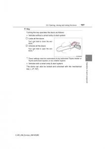 Toyota-C-HR-owners-manual page 157 min