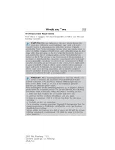 Ford-Mustang-V-5-owners-manual page 269 min