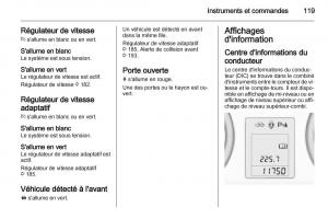 Opel-Zafira-C-manuel-du-proprietaire page 121 min