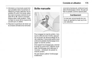 Opel-Zafira-C-manuel-du-proprietaire page 177 min
