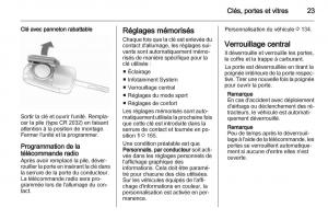 Opel-Zafira-C-manuel-du-proprietaire page 25 min