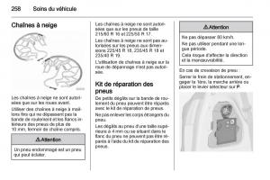 Opel-Zafira-C-manuel-du-proprietaire page 260 min