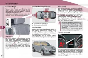 Peugeot-4007-Handbuch page 112 min