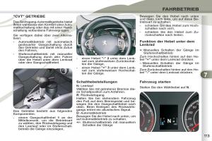 Peugeot-4007-Handbuch page 115 min