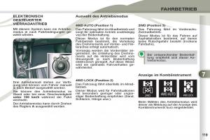 Peugeot-4007-Handbuch page 121 min