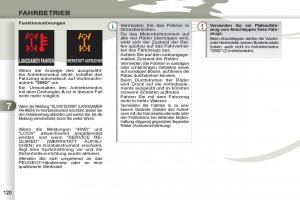 Peugeot-4007-Handbuch page 122 min
