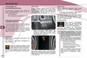 Peugeot-4007-Bilens-instruktionsbog page 106 min