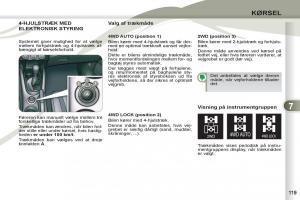 Peugeot-4007-Bilens-instruktionsbog page 121 min