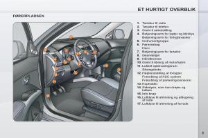 Bedienungsanleitung-Peugeot-4007-Bilens-instruktionsbog page 11 min