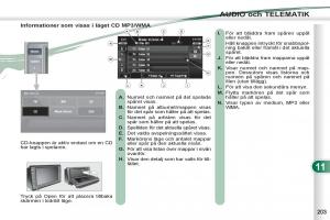Peugeot-4007-instruktionsbok page 205 min