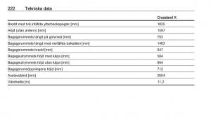 manual-Opel-Crossland-X-instruktionsbok page 224 min