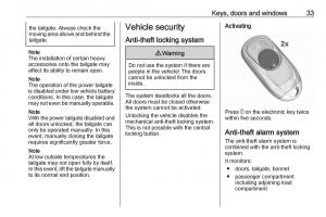 Opel-Insignia-B-owners-manual page 35 min